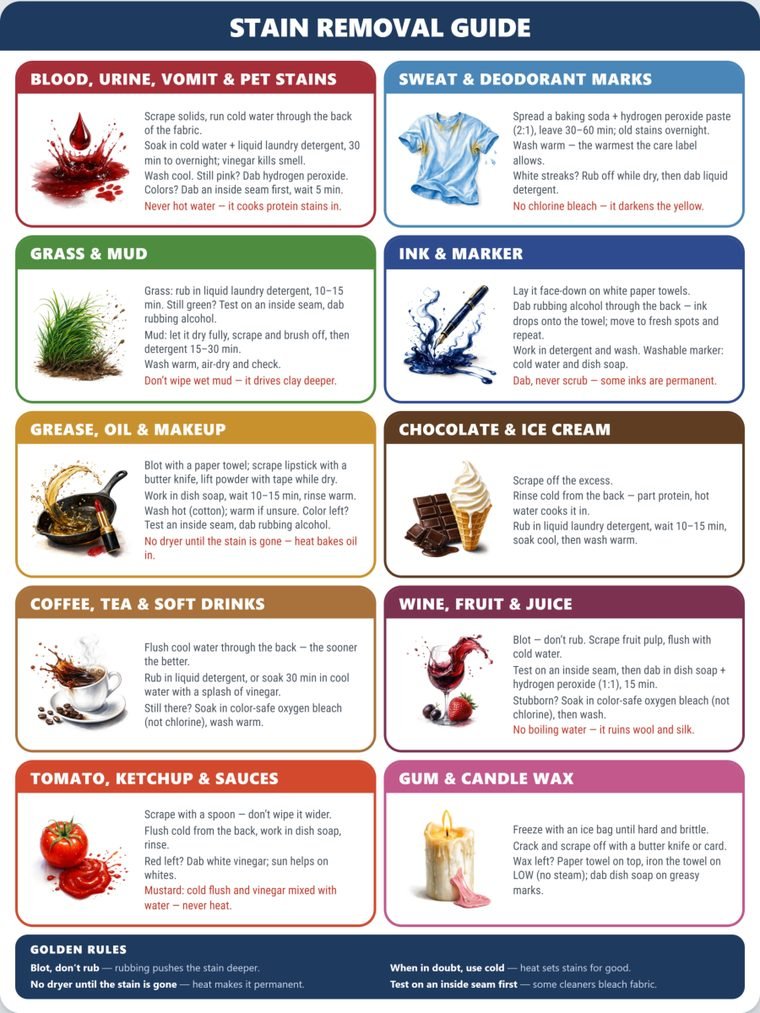 Stain Removal Guide
